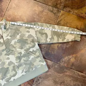 Hippie Rose Camouflage Zip Sweatshirt XL thumbnail 5