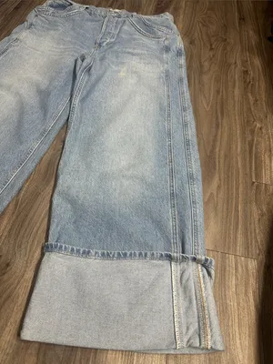 We The Free Light Blue High-Rise Wide Leg Jeans thumbnail 4