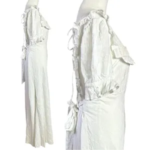 Free People Lace Dainty Ethereal Cottage Now And Forever Midi Dress Ivory Small thumbnail 12