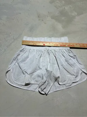 Free people FP movement Lightweight White Women's Elastic-Waist Shorts large thumbnail 3