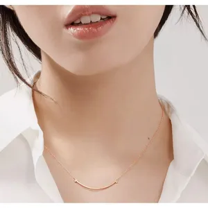NEW‎ Rose Gold Filled Curved Bar Necklace , 16-18 thumbnail 12