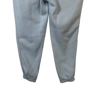 Carhartt Sweatpants Women Medium M 8-10 Light Blue Relaxed Fit Fleece Joggers thumbnail 6