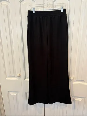 Scoop black wide leg pants size small thumbnail 2