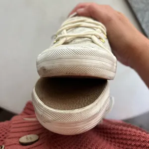 Keds woven neutral lace up sneakers sz 9 thumbnail 6