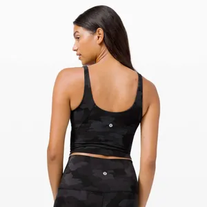 Lululemon Align Tank Top in Heritage 365 Camo Deep Coal Multi Yoga Stretch Crop thumbnail 2