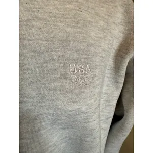Vintage USA Olympic Sweatshirt Crewneck‎ Grey Heather USA OLYMPICS Apparel thumbnail 2