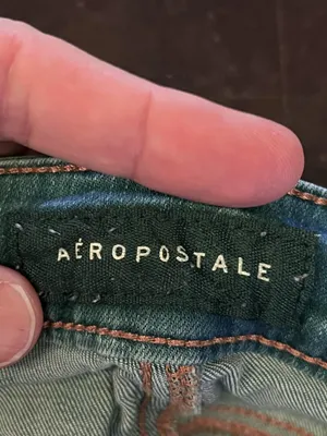 Aeropostale Denim Shorts Womens 0 Blue High Waisted Distressed Cutoff Raw Hem thumbnail 3