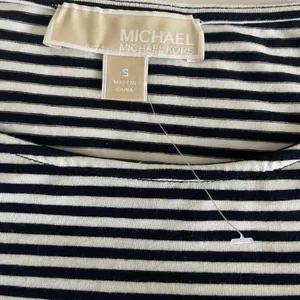 Michael Kors Black and White Striped Shirt Size S thumbnail 6
