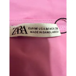 Zara Women Pink Short Sleeve Crew Neck Slim Stretch Basic T Shirt Tee Top Size M thumbnail 3