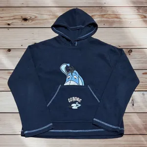 Pooh 100 Acre Collection Hooded Pull‎ Over Fleece Sweatshirt Jacket Size Small thumbnail 1