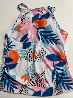 Tankini bathing suit top. Large thumbnail 1