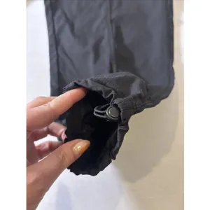 Avia‎ Pants Women Medium Black Pull On Drawstring Bungie Hem Athleisure Hiking thumbnail 6
