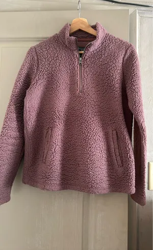 Half-Zip Abercrombie Sherpa Pullover thumbnail 1