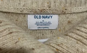 Old Navy Womens Speckled Button-Front Cable-Knit Sweater thumbnail 4