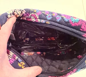 Vera Bradley | Midnight Wildflowers cosmetic case. thumbnail 11