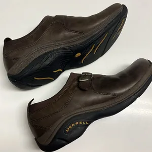 Merrell Brown Performance Slip-on Faux Buckle Footwear Shoes- Size 8 thumbnail 8
