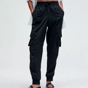 Lululemon Dance Studio Relaxed-Fit Mid-Rise Cargo Jogger Black Size Medium thumbnail 9