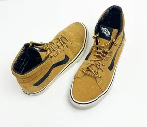 VANS Suede Wheat Tan Black SK8 High Top Sneakers, Size 6.5 thumbnail 1