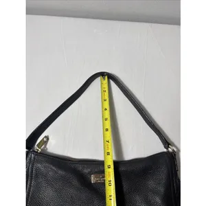 KATE SPADE Highland Park Bria Shoulder Bag Black Pebbled Leather Purse thumbnail 11