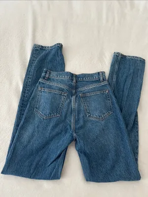 Reformation | Cynthia High Rise Striaght Long Jeans thumbnail 5