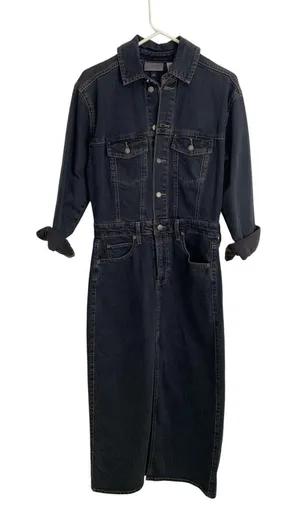 Universal Threads Women's‎ Long Sleeve Denim maxi dress size 4 thumbnail 1