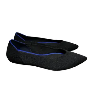 Rothy’s The Point Flat Shoes Ballet Pointed Toe Comfort Slip On Black 9.5 thumbnail 2