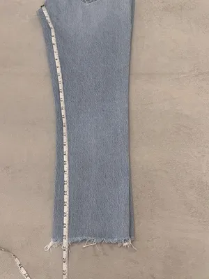AGOLDE Los Angeles Premium Jeans – Size 30, Straight Leg with Raw Hem thumbnail 6