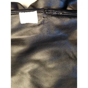 RTR Levi's Black Faux Leather Baggy Straight Pants Size 27 4 Solid black thumbnail 8