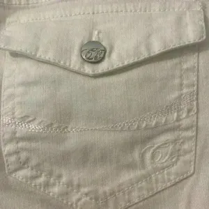 Code Bleu Women's White‎ Stretch Bermuda Shorts Size 12 White thumbnail 2