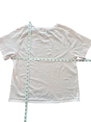Disney parks Nightmare Before Christmas Jack & Sally Pastel Pink Crop Tee Small thumbnail 6