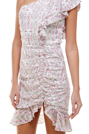 The Clothing Exchange Company | One Shoulder Shirred Ruffle Dress | S | CD01844 | Sample Sale thumbnail 4
