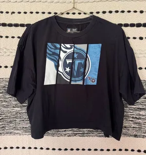 NFL Tennessee Titans Graphic Cropped Tee - Tennessee Titans thumbnail 1