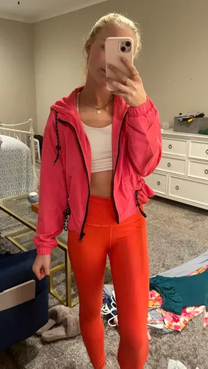 Forever 21 Pink Windbreaker thumbnail 1