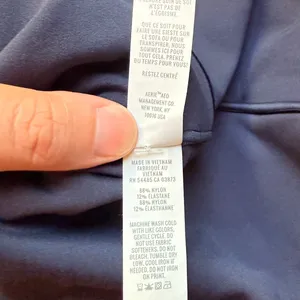 OFFLINE by Aerie Real Me 7/8 Leggings High Rise Crossover Waist Navy Blue XL thumbnail 9