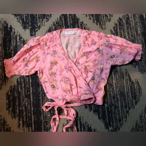 La Colle Top in Pink Juliette Floral FAITHFULL THE BRAND revolve thumbnail 3