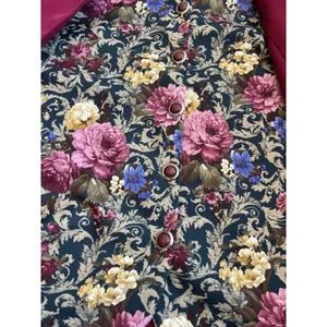 Vintage 90s Classic Apparel Ltd. 2-Piece Skirt Suit – Built-in‎ Floral Vest 20WP thumbnail 4