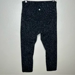 Lululemon Align Crop *21" Wild Thing Camo Deep Coal Multi 8 thumbnail 5