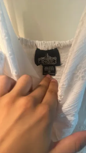 Eyelet Angie Dress White Knot Front thumbnail 2