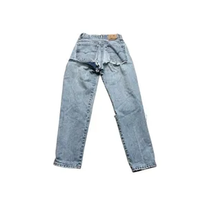 90s Vintage Women’s Levi’s Silver Tab straight leg blue jeans Thrashed Size 26 thumbnail 4