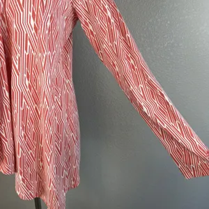 Coolibar Marietas Sun Wrap Jersey Cardigan Sweater Size S‎ Pink White UPF 50+ thumbnail 4