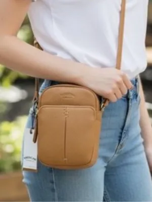American‎ Leather Co. Cleveland Crossbody Cafe Latte thumbnail 12