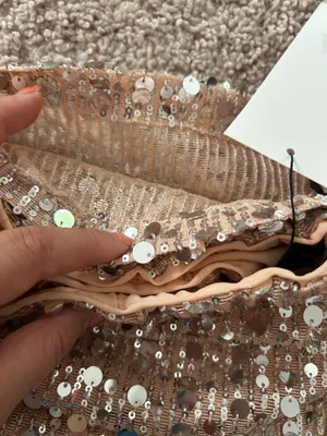Zara flowy sequin pants. S thumbnail 13
