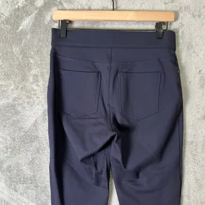 SPANX The Perfect Pull On Pants Ankle 4-Pocket Classic Navy Career Office Medium thumbnail 6