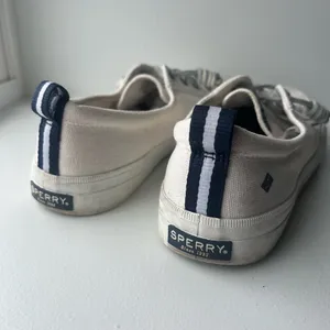 Sperry White Canvas Slip-on Casual Shoes thumbnail 4