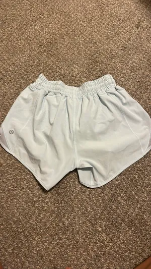 Light Blue Lululemon Shorts Hotty Hot 2.5" thumbnail 2