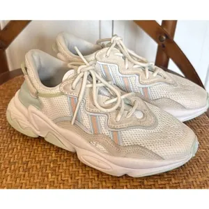 Adidas Ozweego running shoes size 7 white and mint thumbnail 2