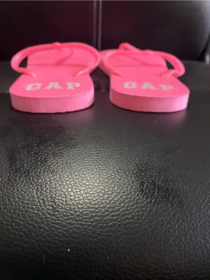 GAP Women's Hot Pink T-Strap Flip Flop Sandals size 9 thumbnail 3