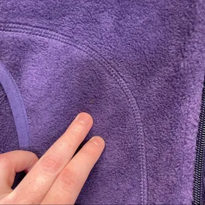 Woolrich Purple Sleeveless Full Zip Fleece Jacket Vest Size S‎ thumbnail 8