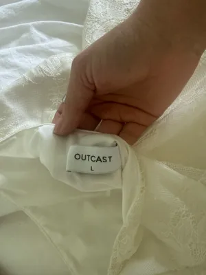 Nwot Outcast Muaii Maxi Dress Ivory thumbnail 6