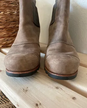 Sorel Addington Heeled Chelsea Boots Tan Size 10 thumbnail 4